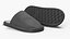 Suede Look Slippers Dark Gray