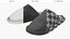 Suede Look Slippers Dark Gray