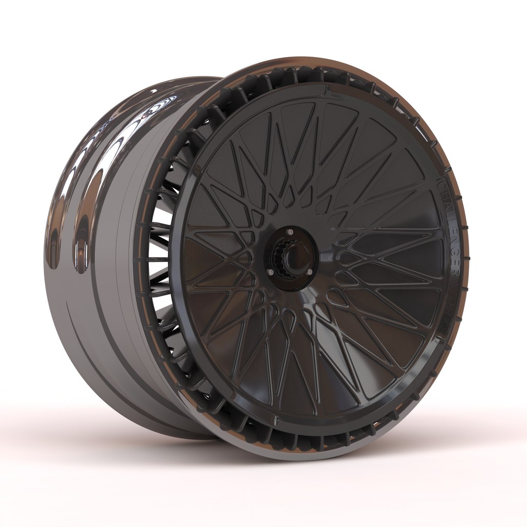 3D Turbofan Rim Printable Five Parts Printable Model - TurboSquid 1897992