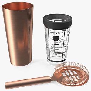 Hand Cocktail Shaker Copper