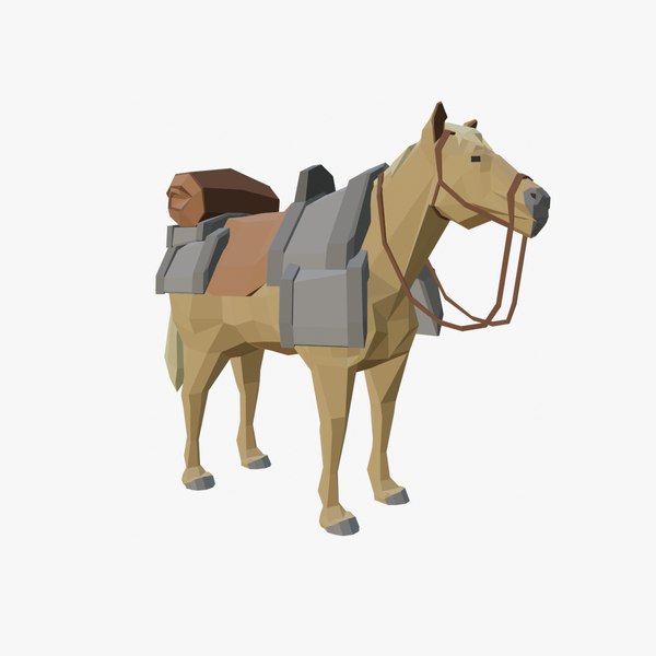 modèle 3D de Armure marron clair cheval LOW POLY modèle 3D - TurboSquid ...