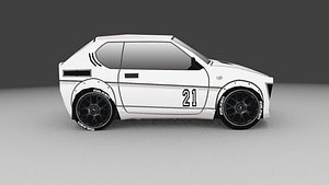 3D car model