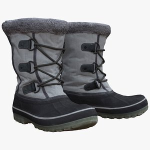 Snow Boots Gray