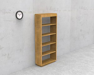 3D Bookcase duo