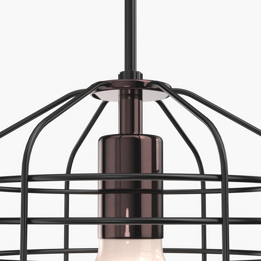 View of 3D Bluff City Pendant Light PBR - TurboSquid 2205472