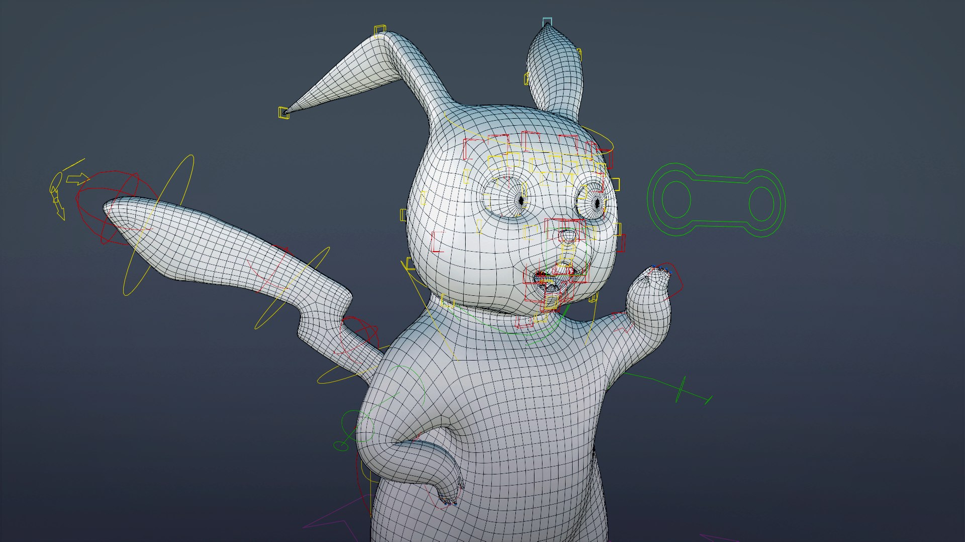 Pikachu - Pokemon Rigged 3d-model For Blender Low-poly 3D Model 3D ...