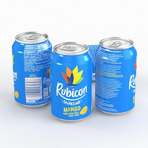 Beverage Can Rubicon Sparkling Mango 330ml 2022 model