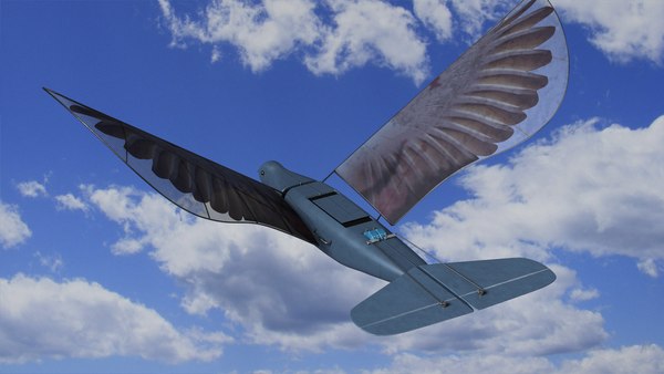 modelo 3d Drone ornitóptero espía - TurboSquid 2212560