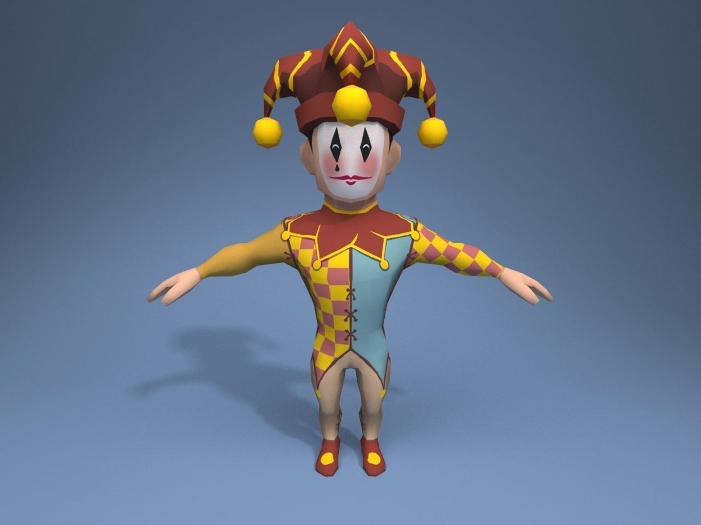 Medieval Character Jester 04 3D Model - TurboSquid 1193467