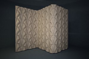 3D model pattern wall