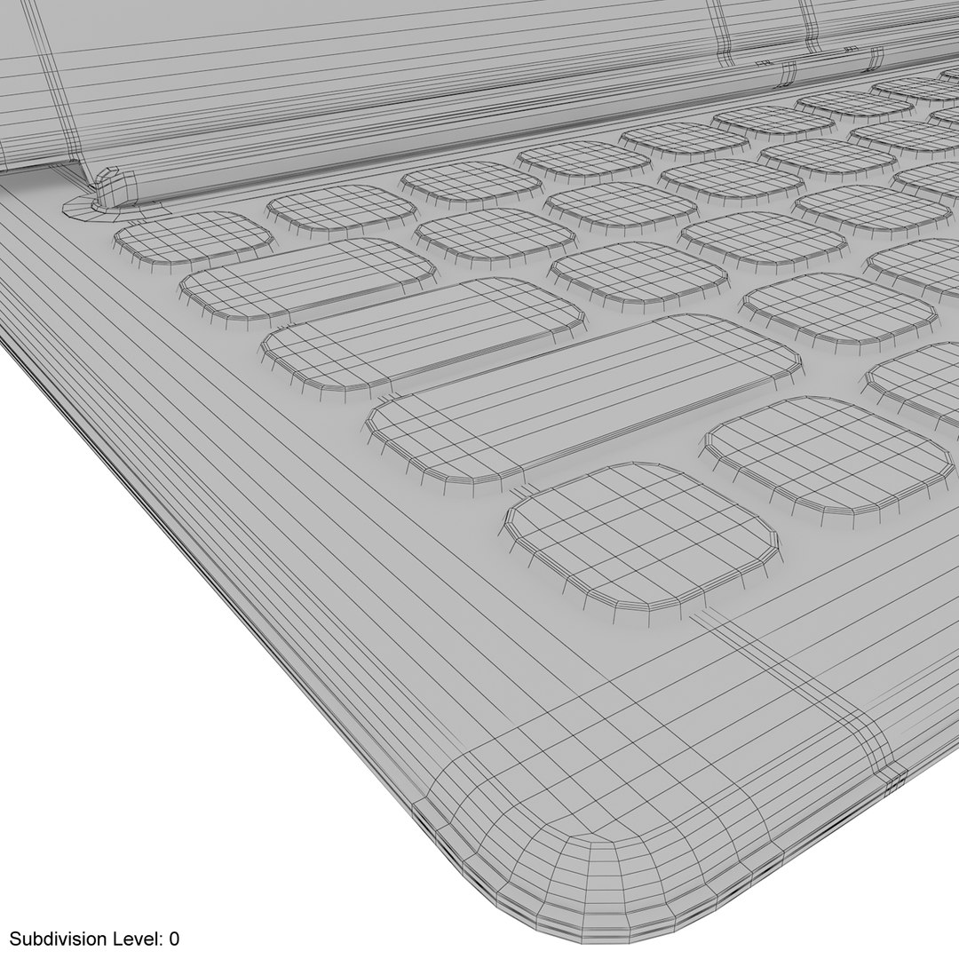 3ds Max Realistic Apple Smart Keyboard