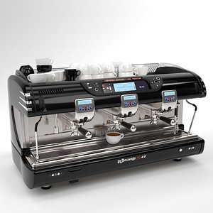 La spaziale Coffee Machine Black 3 group