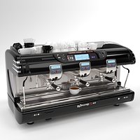 La spaziale Coffee Machine Black 3 group