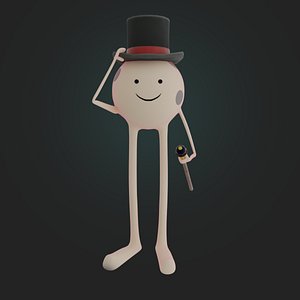 Gentleman - Game Ready Cartoon Character