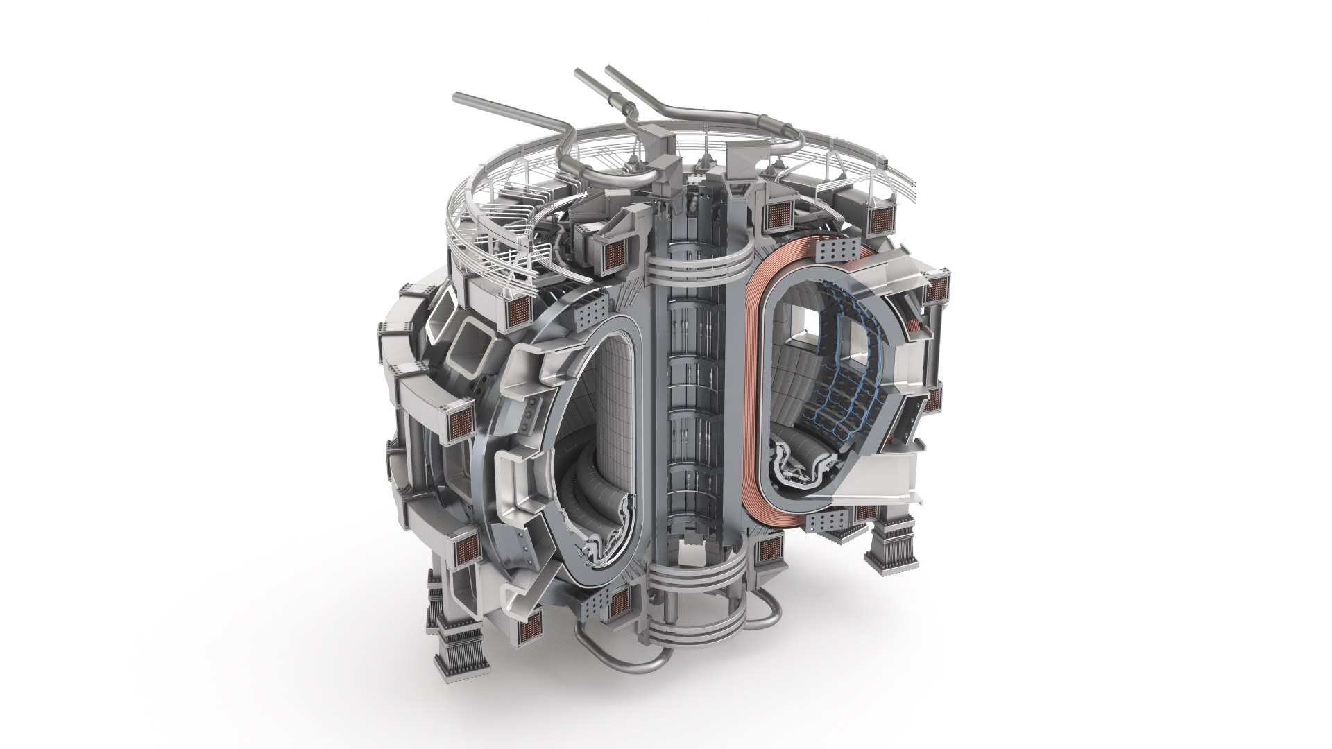 ITER Tokamak Fusion Reactor model https://p.turbosquid.com/ts-thumb/ic/H98OfM/2E/d4/jpg/1635324145/1920x1080/fit_q87/ee3e6b716a9d80e466f0fdb0ee0e4fabd03d9a06/d4.jpg