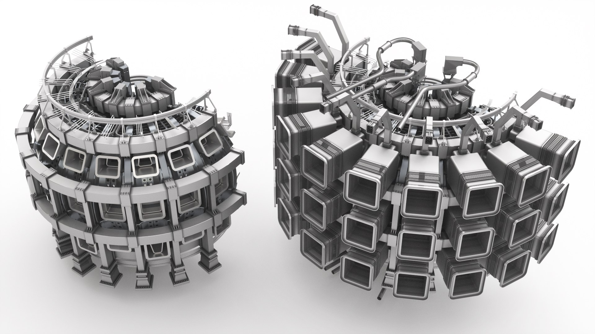 fusion reactor on the clear server to use as a power generator or as pumps  inreato de fuso no clear 3D Model in Other 3DExport