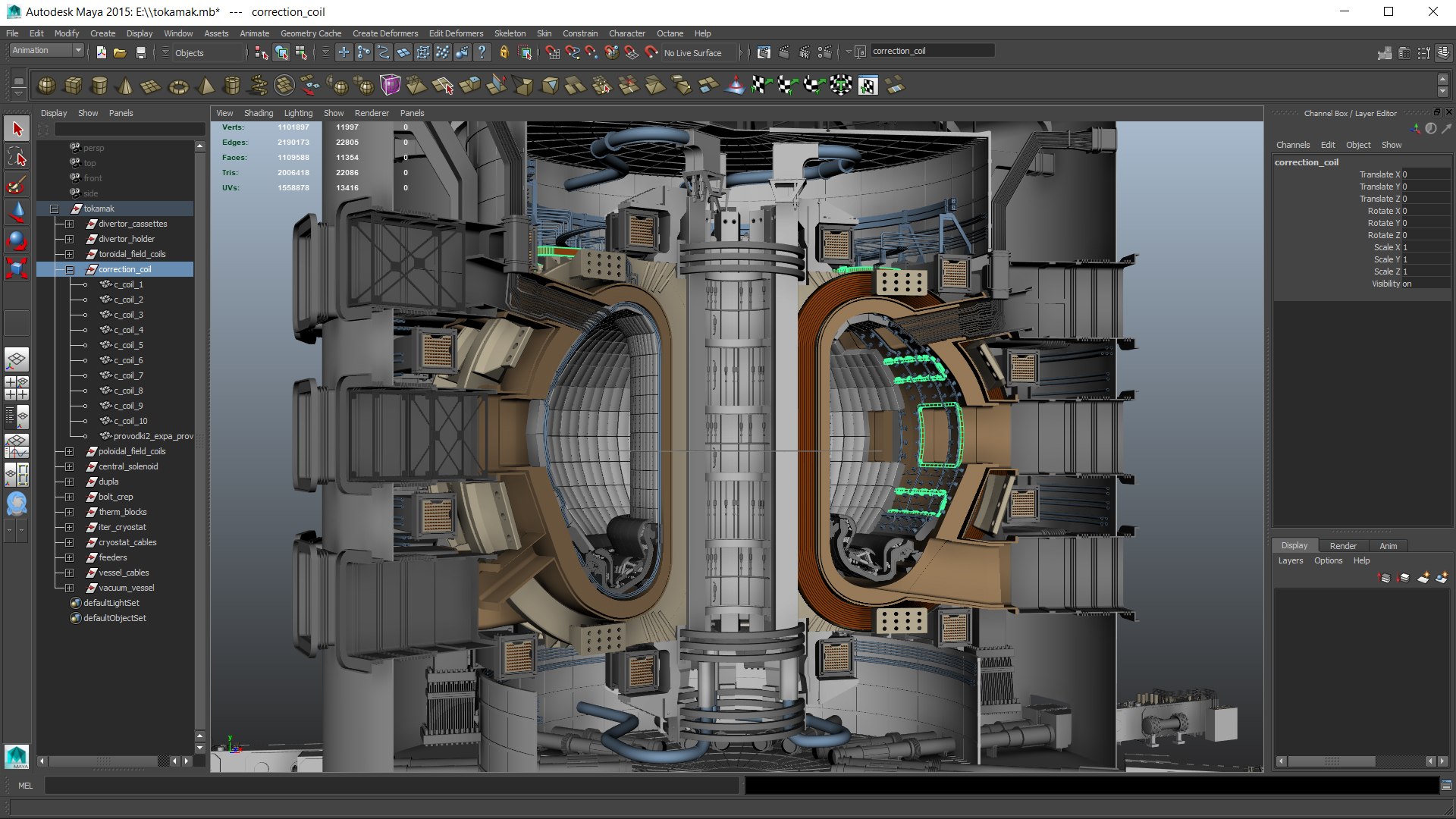 ITER Tokamak Fusion Reactor model https://p.turbosquid.com/ts-thumb/ic/H98OfM/bs/scr_maya/jpg/1635324081/1920x1080/fit_q87/6d24a64f785700f9f4945fc8cd8bb31a6e2355f8/scr_maya.jpg