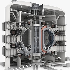 ITER Tokamak Fusion Reactor model