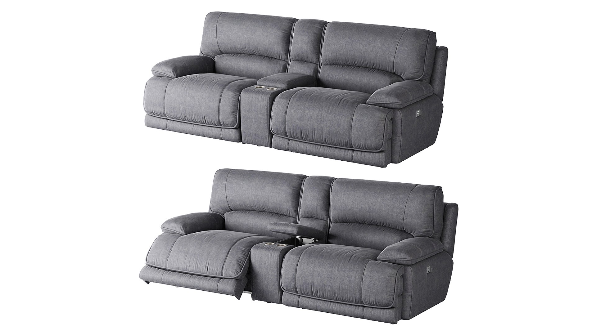 American signature reclining deals sectional