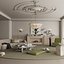 modern living room 3D model