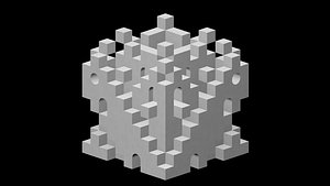 pot maze 3D model