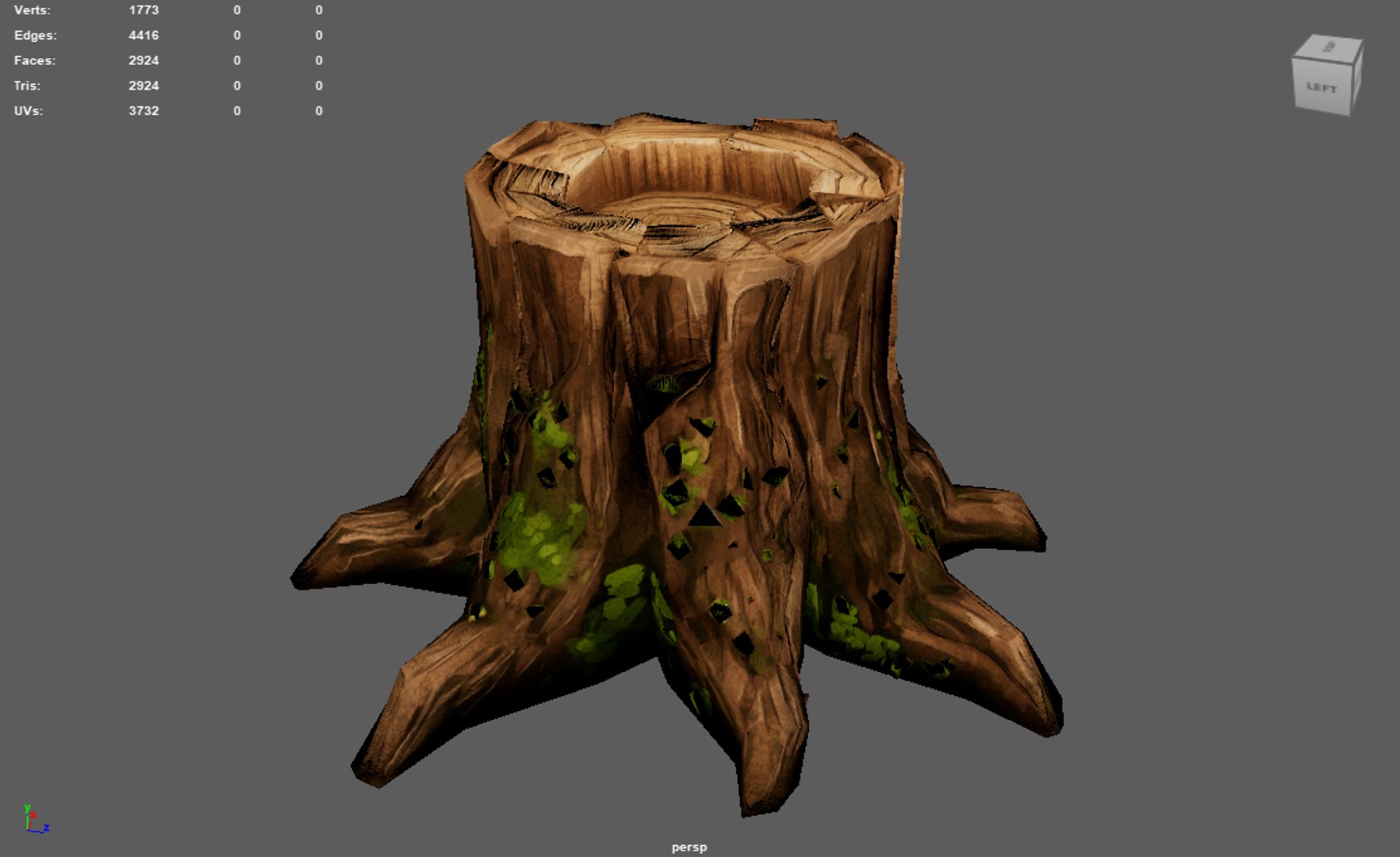 Stylized Tree Stump 3D model https://p.turbosquid.com/ts-thumb/ic/Lq2VYC/12/render2/jpg/1793303489/1920x1080/fit_q87/17393fd94c8484d05f6a695b45a0a70f4db8dffc/render2.jpg