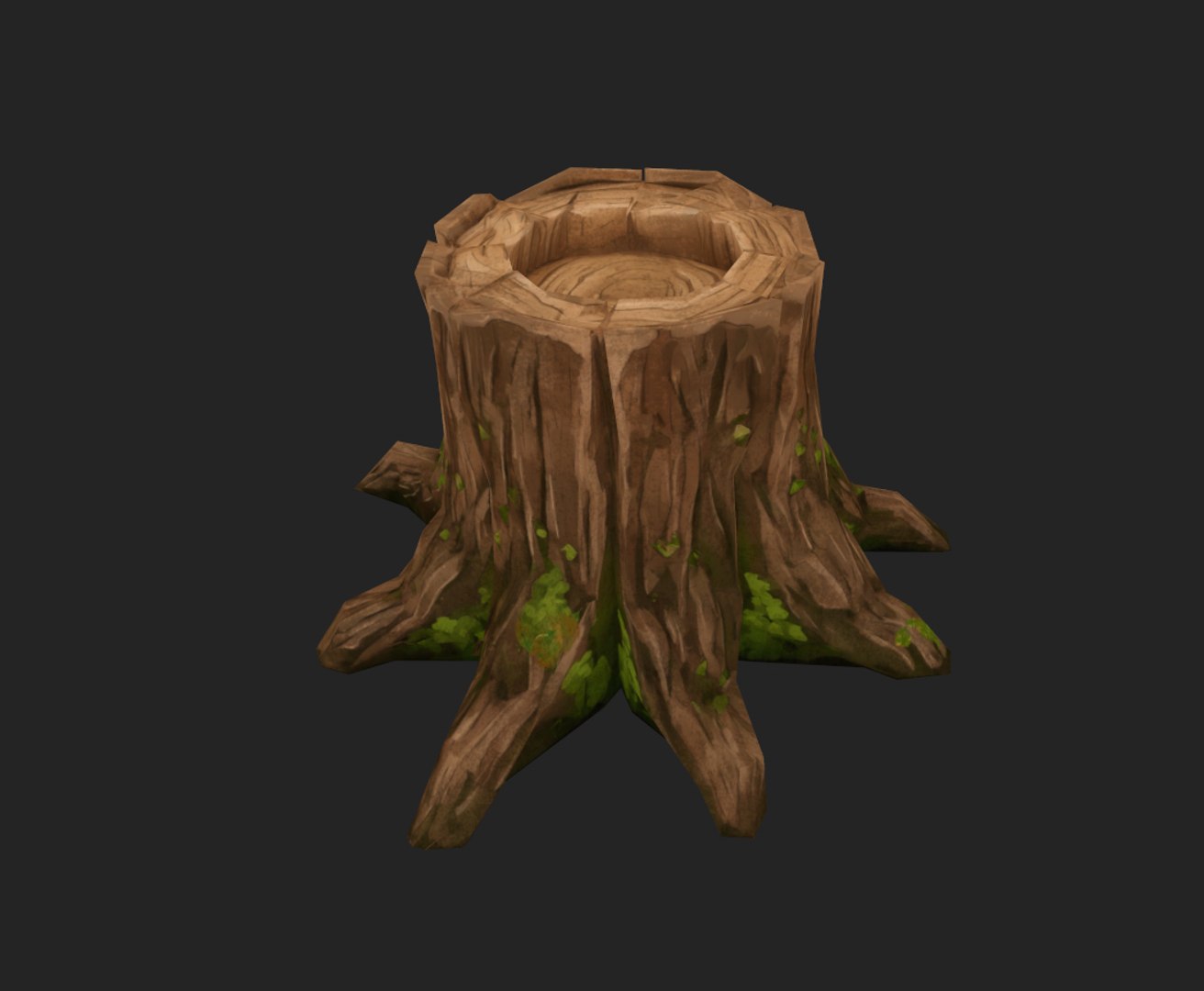 Stylized Tree Stump 3D model https://p.turbosquid.com/ts-thumb/ic/Lq2VYC/DX/render1/jpg/1793303407/1920x1080/fit_q87/61bb5702ce351ba4ba18913920dcf31eb33eb31c/render1.jpg