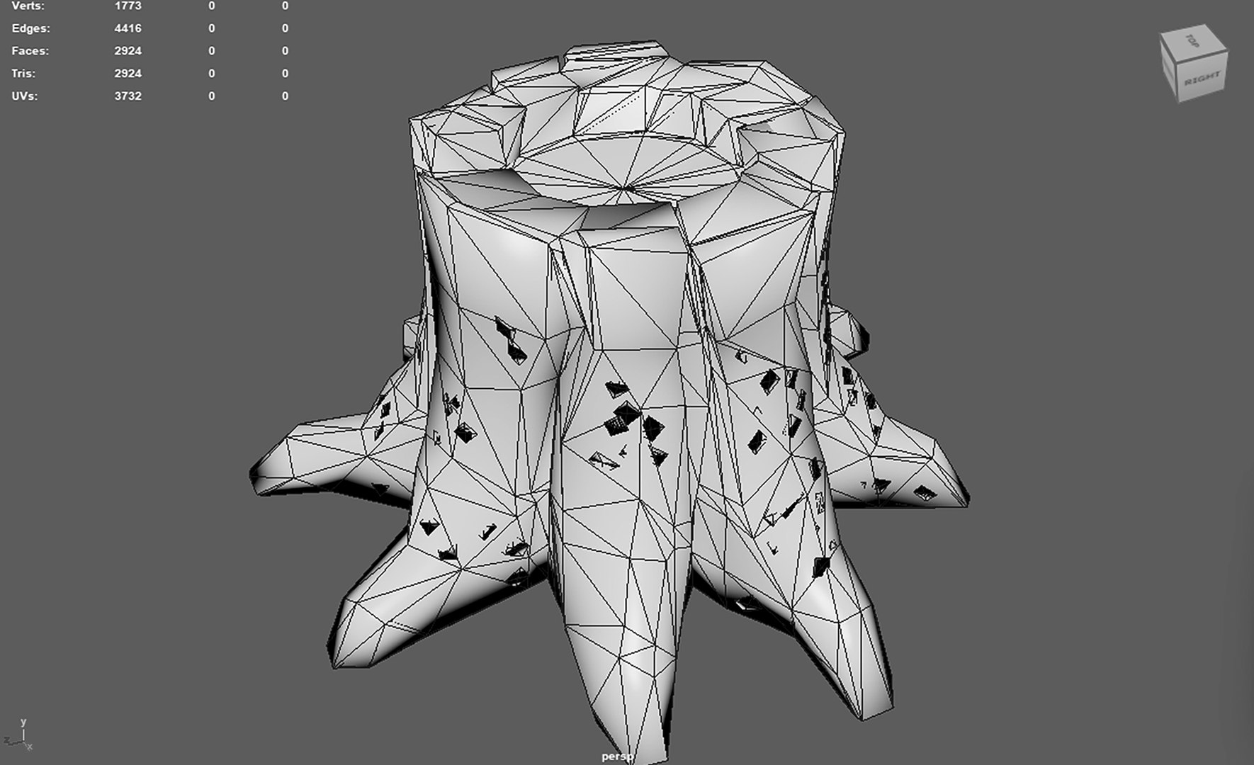 Stylized Tree Stump 3D model https://p.turbosquid.com/ts-thumb/ic/Lq2VYC/FC/wireframe/jpg/1793303685/1920x1080/fit_q87/8fc4a42f4ed4f52d4a4151789531a88183e031f2/wireframe.jpg
