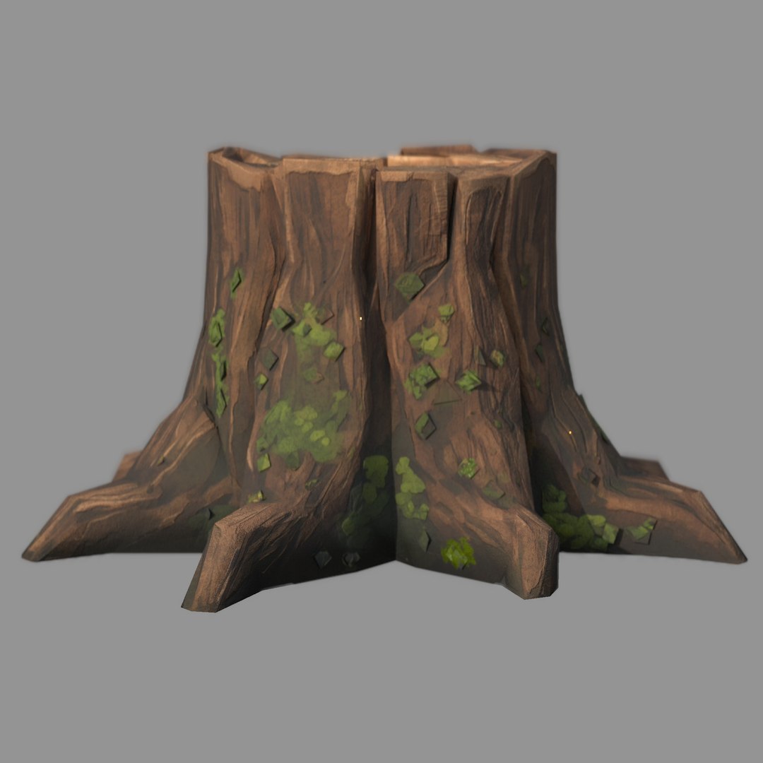 Stylized Tree Stump 3D model https://p.turbosquid.com/ts-thumb/ic/Lq2VYC/Qt/_r2_/jpg/1793303324/1920x1080/fit_q87/1c3a5f4f0a7e2c41d48679792d349a88a4a1bed0/_r2_.jpg