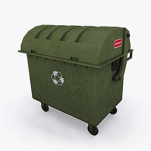 garbage bin dumpster container 3ds free