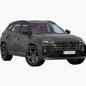 3D Hyundai Tucson N-Line US 2021 Low Interior model