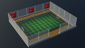 3D model Soccer Stadium - Turkey