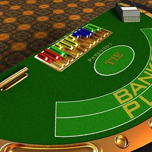 Baccarat table