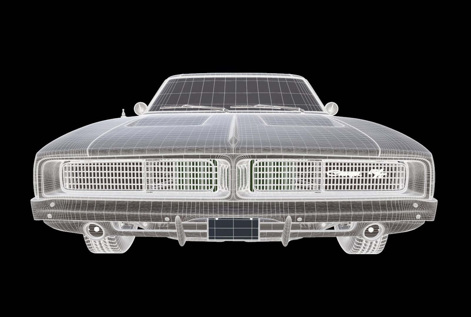 Dodge Charger Interior 3D - TurboSquid 1154820