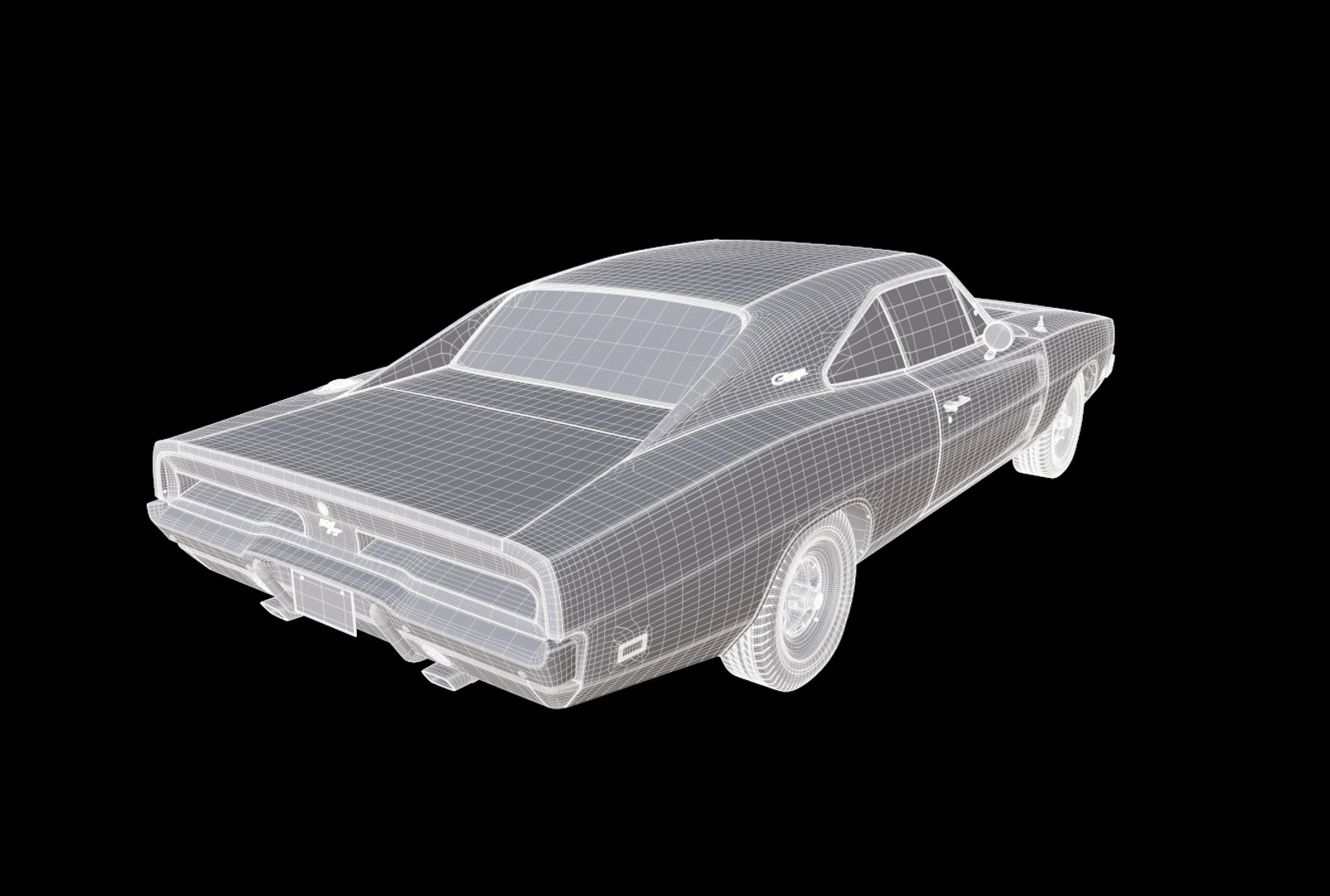 Dodge Charger Interior 3D - TurboSquid 1154820