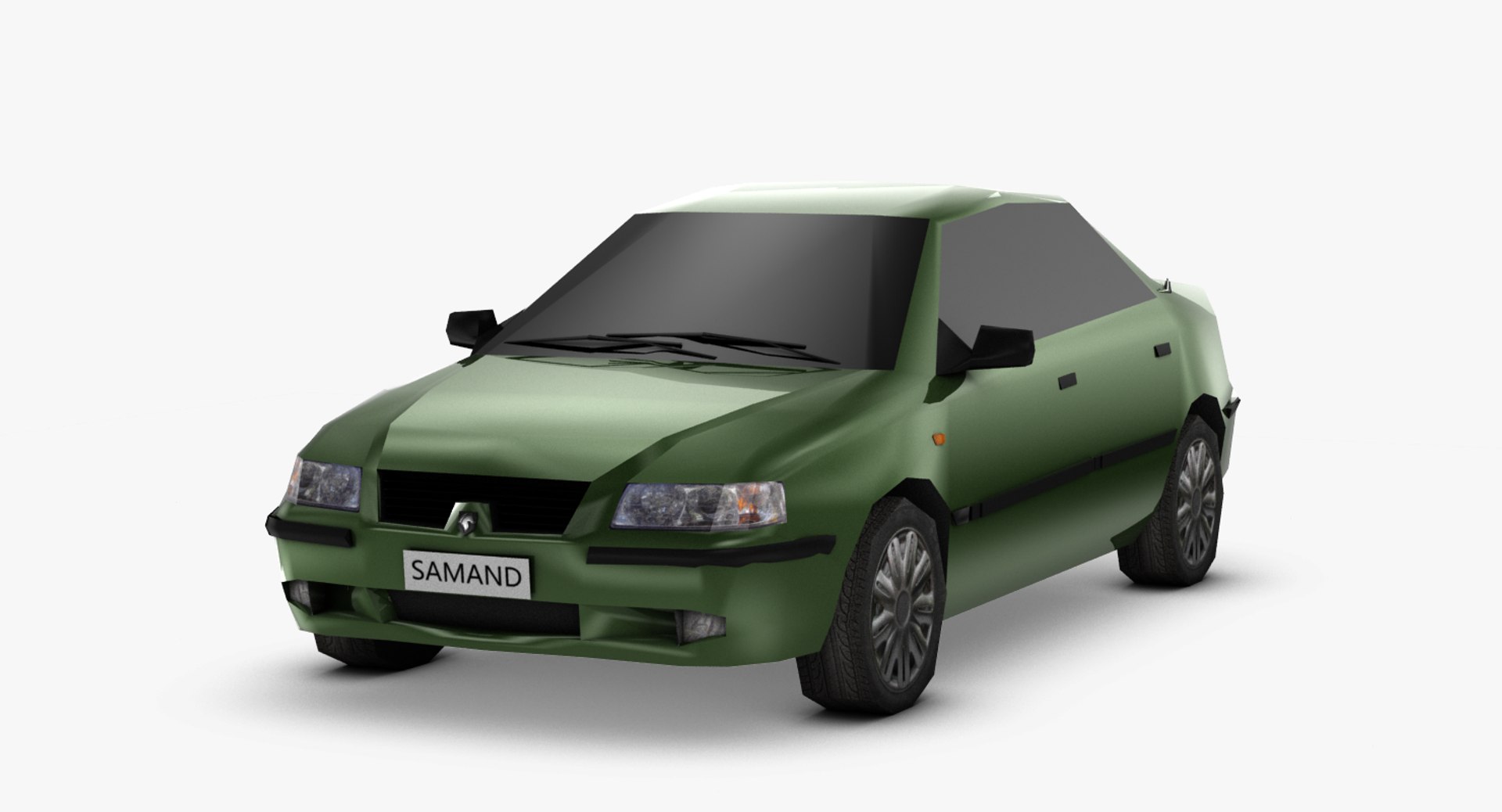 Free Samand - 613 Polygons 3d Model