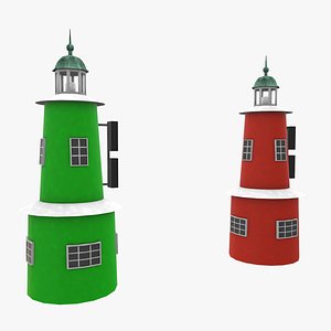 helsingor light house 3D model