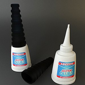 glue bottle 3d model