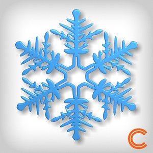 snowflake snow flake 3ds