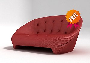 free ploum sofa ligne roset 3d model