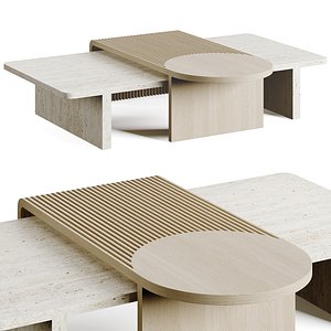 3D Dooq Stick And Stone Coffee Table model