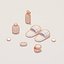 Articles de salle de bain stylisés FREEBIE gratuit Modèle 3D low-poly gratuit