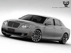 3d bentley continental flying spur