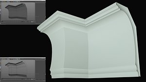 molding cornice 3D model