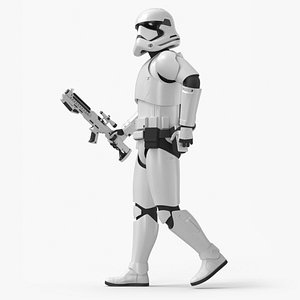 3D Star Wars First Order Stormtrooper Rigged for Maya model