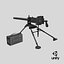M1919 Browning Gun PBR Unity UE Arnold V-Ray-Texturen enthalten