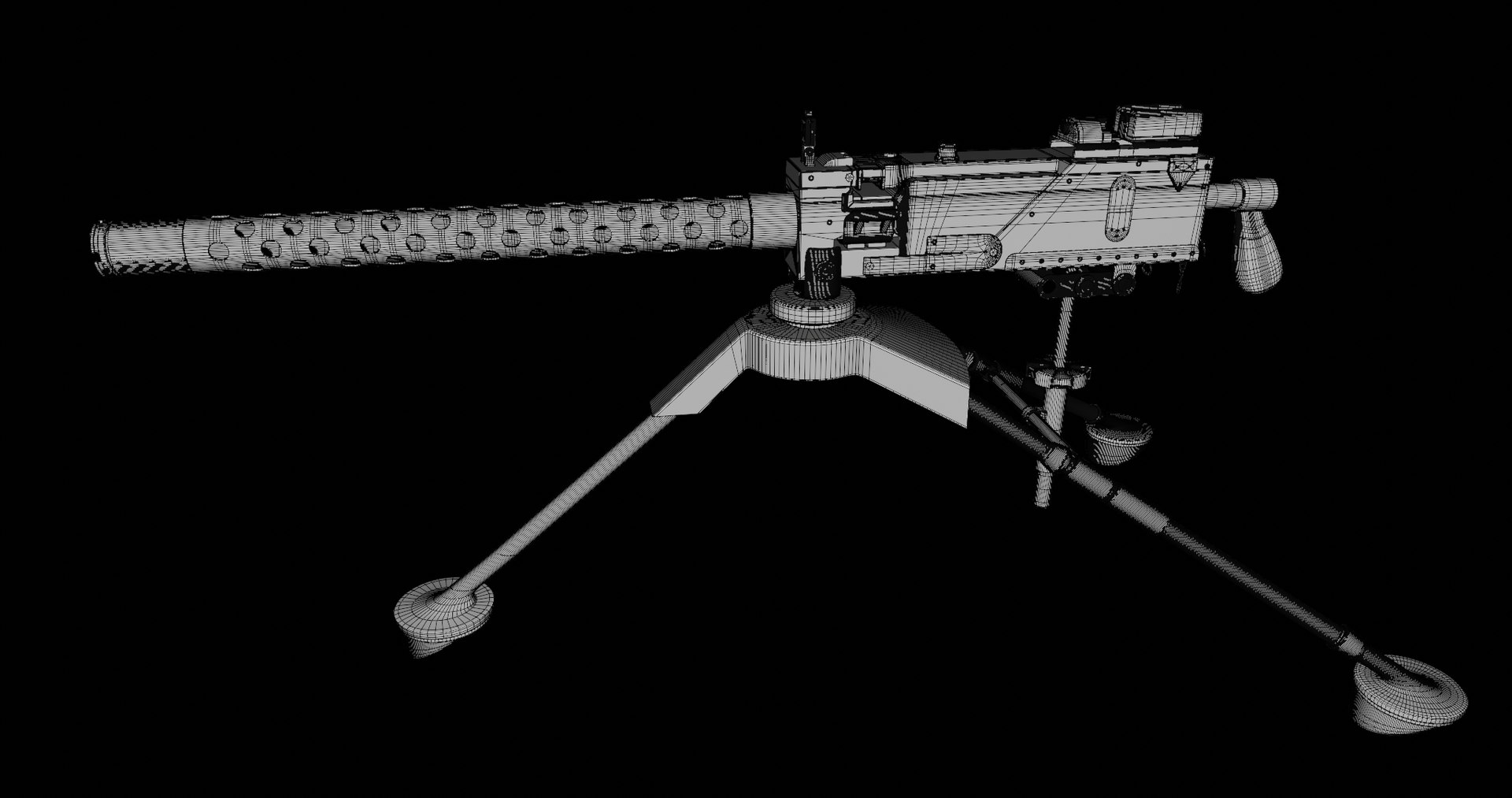 M1919 Browning Gun PBR Unity UE Arnold V-Ray Textures Included 3D model https://p.turbosquid.com/ts-thumb/id/2bKx7z/ha/wireframe/jpg/1650731679/1920x1080/fit_q87/6246e00142bf2f53be9c97fa93325f59ade76c4f/wireframe.jpg