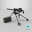 M1919 Browning Gun PBR Unity UE Arnold V-Ray-Texturen enthalten