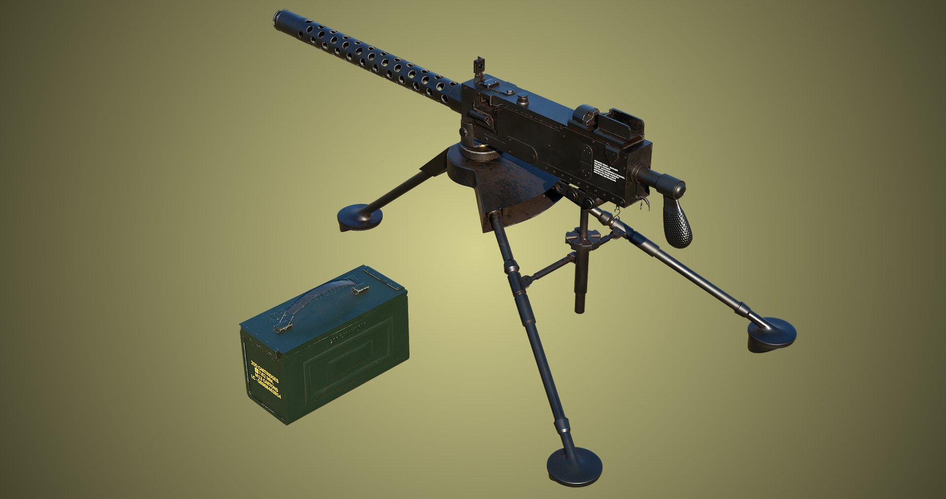 M1919 Browning Gun PBR Unity UE Arnold V-Ray Textures Included 3D model https://p.turbosquid.com/ts-thumb/id/2bKx7z/w5/gun03_0038/jpg/1650689975/1920x1080/fit_q87/14643b7b1541252fcc9e970fbbac8737cf774d80/gun03_0038.jpg