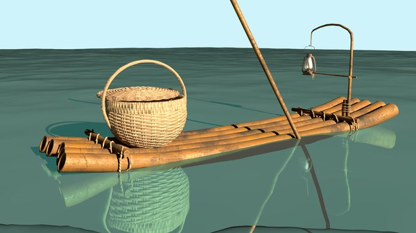 modèle 3D de Radeau de pêche - TurboSquid 1488753